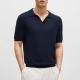 BOSS Black Tempio Cotton-Blend Polo Shirt - S