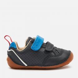 Clarks Tiny Sky Toddler Everyday Shoes - Navy Leather - UK 3 Baby
