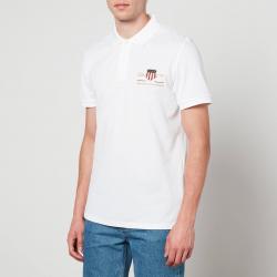 GANT Archive Shield Pique Cotton Polo Shirt - S