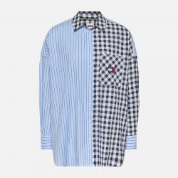 Tommy Hilfiger Gingham Stripe Cotton Overshirt - S