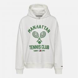 Tommy Jeans Relaxed Tennis Club Cotton Hoodie - XS