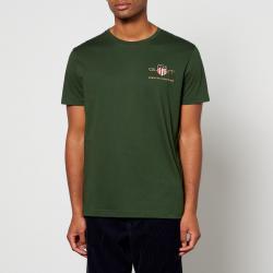 GANT Archive Shield Embroidery Cotton-Jersey T-Shirt - L