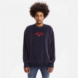 Tommy Jeans Collegiate Velour Sweatshirt - XL