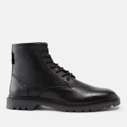 Walk London Milano Leather Lace Up Boots - 9