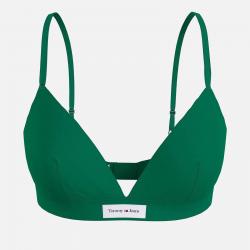 Tommy Hilfiger Unlined Recycled Cotton-Jersey Triangle Bra - S