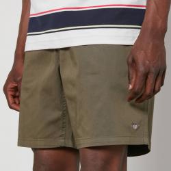 GANT Logo-Embellished Cotton Shorts - S