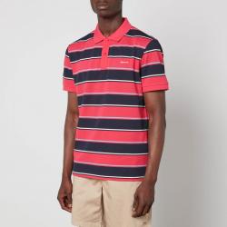 GANT Multi Stripe Cotton-Pique Polo Shirt - M