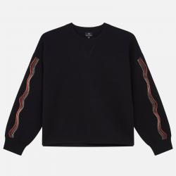 PS Paul Smith Embroidered Cotton-Jersey Sweatshirt - S