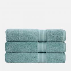 Christy Supreme Super Soft Towel - Mineral Blue - Set of 2 - Bath Sheet 90 x 165cm