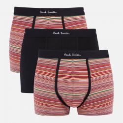 PS Paul Smith Three-Pack Organic Cotton-Blend Boxer Shorts - M