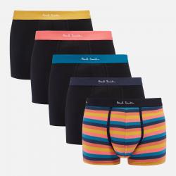 PS Paul Smith Five-Pack Cotton-Blend Trunk Boxer Shorts - XXL
