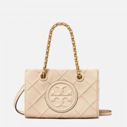 Tory Burch Fleming Quilted Leather Tote Bag