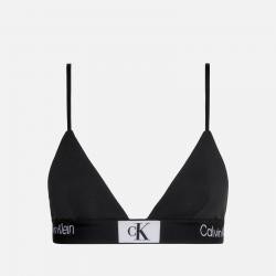 Calvin Klein Cotton-Blend Triangle Bralette - XS