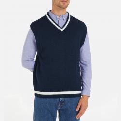 Tommy Jeans Contrast Tipping Knitted Vest - XL