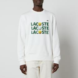 Lacoste Vintage Ad Loopback Cotton-Jersey Sweatshirt - M