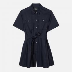 PS Paul Smith Belted Cotton Playsuit - UK 14/IT 46
