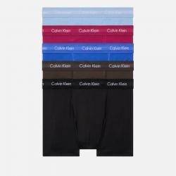 Calvin Klein Stretch Cotton-Blend 5-Pack Trunks - XL