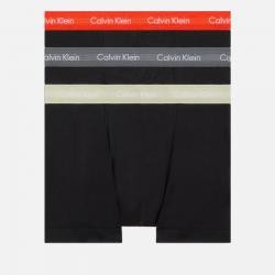 Calvin Klein Stretch 3-Pack Cotton-Blend Trunks - L