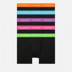 Calvin Klein Pride 5-Pack Cotton-Blend Boxer Briefs - L