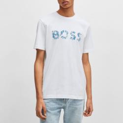 BOSS Orange Bossocean Cotton-Jersey T-Shirt - M