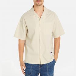 Tommy Jeans Camp Cotton Seersucker Shirt - L