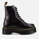 Dr. Martens Jadon Polished Smooth Leather 8-Eye Boots - Black - UK 11