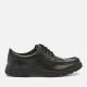 Clarks Branch Lace Youth School Shoes - Black Leather - UK 5 Kids