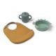 Liewood Connor Baby Dining Set - Dino Peppermint Multi Mix - One Size