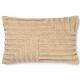 Ferm Living Crease Wool Rectangle Cushion. - Light Sand