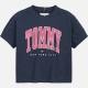 Tommy Hilfiger Girls Bold Varsity T-Shirt - Twilight Navy - 8 Years