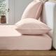 Ted Baker Fitted Sheet - Pink - Double