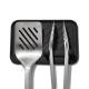 OXO Good Grips Grilling 3pc Set- Turner, Tongs and Tool Rest