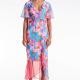 Never Fully Dressed Saski Ruffle Floral Print Midi Dress - UK 6