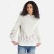 Barbour Marigold Embroidered Cotton-Jersey Overlay Sweatshirt - UK 10