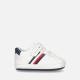 Tommy Hilfiger Baby Faux Leather Lace Up Velcro® Trainers - UK 1 Baby