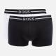 BOSS Bodywear Three-Pack Cotton-Blend Stretch-Jersey Boxer Briefs - L