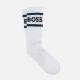 BOSS Bodywear Stripe Ribbed-Knit Socks - 39-42