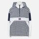 Tommy Jeans Gingham Recycled Nylon-Blend Shell Jacket - S
