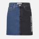 Tommy Jeans Two-Tone Recycled Denim Mom Skirt - W28