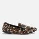 Tory Burch Leopard Print Leather and Velvet Ballet Shoes - UK 4