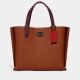 Coach Willow Colour-Block Leather Tote Bag