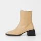 Vagabond Ansie Flared Heel Leather Ankle Boots - UK 4