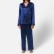 ESPA Freya Silk Pyjamas - Midnight Blue - XL