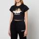 Fiorucci Vintage Angels Logo-Printed Cropped Cotton T-Shirt - XS