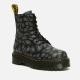 Dr. Martens Jadon Distorted Leopard Leather Platform Boots - UK 4