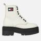 Tommy Jeans Tamy Higher 3A Leather Zip-Up Boots - UK 3.5