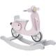 Kids Concept Rocking Scooter - Pink/White