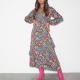 Never Fully Dressed Floral-Print Satin Midi Dress - UK 8
