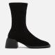 Vagabond Ansie Stretch Mid Calf Heeled Boots - UK 6