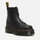 Dr. Martens Jetta Zip Front Leather Boots - UK 6